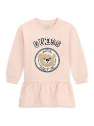 Guess Bluza K6YK02 K3831 Różowy jasny Regular Fit. Czerwone bluzy dziewczęce Guess, z aplikacjami, z bawełny, bez ramiączek, bez kaptura. Za 154.99 zł.