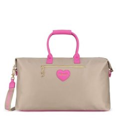 Torba weekendowa Juicy Couture. Brązowe torby podróżne Juicy Couture, bez wzorów. Za 369.99 zł.