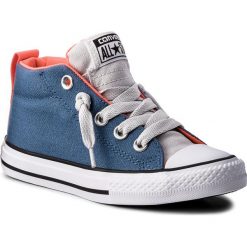 Obuwie dziecięce: Trampki CONVERSE - Ctas Street Mid 656068C Blue Coast/Mouse/Hyper Orange
