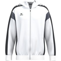 Kurtka treningowa Erima Celebrate 125 z kapturem, wielokolorowa dla juniorów. Białe kurtki damskie Erima, bez wzorów, z kapturem. Za 329.99 zł.