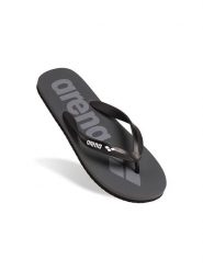 Arena Japonki w kolorze antracytowo-czarnym rozmiar: 37. Czarne klapki damskie Arena, bez wzorów, z otwartym noskiem, bez obcasa, bez zapięcia. Za 34.93 zł.