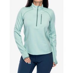Bluza termoaktywna damska Smartwool Active Fleece 1/2 Zip. Zielone bluzy damskie Smartwool, na zimę, s, bez wzorów, bez kaptura. Za 534.99 zł.