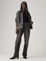 Levi's Dżinsy "501" - Comfort fit - w kolorze antracytowym rozmiar: W25/L30. Czarne jeansy damskie Levi's. Za 199.95 zł.