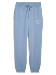 Puma Spodnie dresowe w kolorze błękitnym rozmiar: M. Niebieskie spodnie dresowe damskie Puma, m, bez wzorów, z dresówki. Za 126.75 zł.