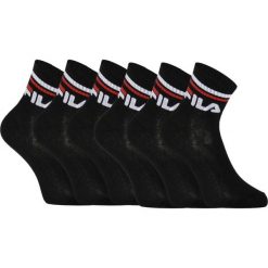 Fila Quarter Skarpety 6-pack Uni Czarny 35-38. Czarne skarpetki damskie Fila, bez wzorów. Za 174.99 zł.