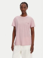 Liu Jo T-Shirt WA5144 JS923 M9621 Różowy Regular Fit. Czerwone t-shirty damskie Liu Jo, m, bez wzorów, z bawełny, bez kołnierzyka. Za 149.99 zł.
