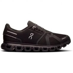 Buty do biegania damskie On Cloud 6. Czarne obuwie sportowe damskie On, z gumy, bez zapięcia, do biegania. Za 961.00 zł.