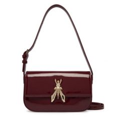 Torebka Patrizia Pepe. Brązowe listonoszki damskie Patrizia Pepe, bez wzorów, bez dodatków. Za 1,219.00 zł.