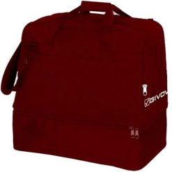 Torba sportowa Givova Revolution Big burgundowa. Czerwone torby podróżne Givova, bez wzorów, z materiału. Za 81.58 zł.
