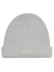 Guess Czapka W3BZ20 Z2YA0 Szary. Szare czapki damskie Guess, na zimę, z aplikacjami, z materiału. Za 259.99 zł.