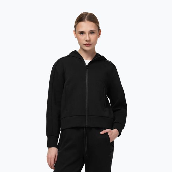 Bluza damska Pitbull Discovery Hooded Zip. Czarne bluzy damskie PITBULL, l, bez wzorów, z bawełny, bez kaptura. Za 249.99 zł.