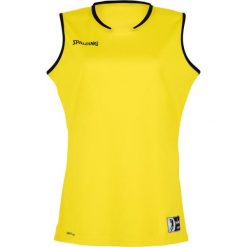 Jersey Spalding Move. Żółte koszulki sportowe damskie SPALDING, bez wzorów, z jersey, bez ramiączek. Za 104.15 zł.
