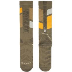Skarpetki Buff THERMONET® OVER THE CALF SOCKS. Zielone skarpetki damskie Buff, bez wzorów, z puchu. Za 149.90 zł.