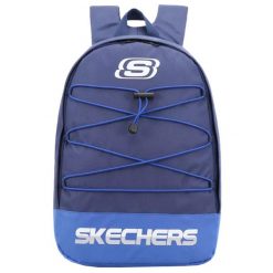 Plecak unisex Skechers Pomona Backpack pojemność 18 L. Niebieskie plecaki Skechers, bez wzorów. Za 69.99 zł.