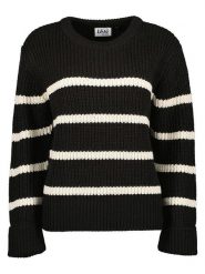 Blue Seven Sweter w kolorze czarnym rozmiar: 42. Czarne swetry klasyczne damskie Blue Seven, bez kołnierzyka. Za 86.64 zł.