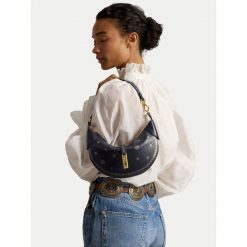 Torebka Polo Ralph Lauren. Niebieskie torebki klasyczne damskie Polo Ralph Lauren, bez dodatków. Za 2,399.00 zł.