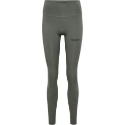 Damskie legginsy z wysokim stanem Hummel Prima. Szare legginsy damskie Hummel, xs, bez wzorów, z materiału. Za 249.85 zł.