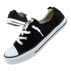 Buty Lee Cooper trampki damskie czarne LCW-25-02-3299L. Czarne trampki damskie bez wzorów, z gumy, bez zapięcia. Za 180.02 zł.