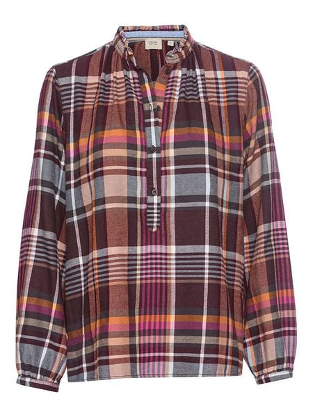 Camel Active Bluzka w kolorze czerwono-różowo-czarnym rozmiar: XS. Czarne bluzki damskie Camel Active, xs, bez wzorów, bez kołnierzyka, bez ramiączek. Za 162.49 zł.