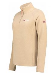 Geographical Norway Bluza polarowa w kolorze beżowym rozmiar: XXL. Brązowe bluzy damskie Geographical Norway, xxl, bez wzorów, z polaru, bez kaptura. Za 58.00 zł.