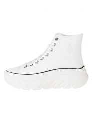 Skechers Sneakersy "Funky Street" w kolorze białym rozmiar: 40. Białe obuwie sportowe damskie Skechers, za kostkę, bez zapięcia. Za 223.99 zł.