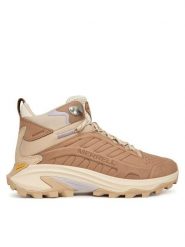 Merrell Trekkingi Moab Speed 2 Mid Waterproof J038836 Beżowy. Brązowe obuwie trekkingowe damskie Merrell, ze skóry, bez zapięcia. Za 849.99 zł.