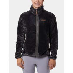 Bluza Polarowa Damska Columbia Fire Side II Sherpa FZ. Czarne bluzy damskie Columbia, m, bez wzorów, z polaru, bez kaptura. Za 222.99 zł.