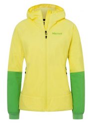 Marmot Kurtka hybrydowa "Novus" w kolorze żółto-zielonym rozmiar: XS. Zielone kurtki sportowe damskie Marmot, s, bez wzorów, z materiału, bez kaptura. Za 245.96 zł.