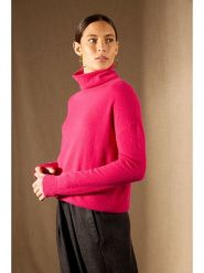 Perfect Cashmere Kaszmirowy sweter "Nethan" w kolorze różowym rozmiar: L. Różowe swetry klasyczne damskie Perfect Cashmere, l, z kaszmiru, bez kołnierzyka. Za 380.34 zł.