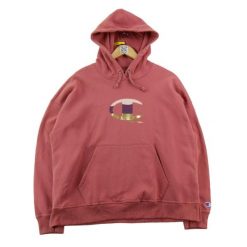 Bluza z kapturem damska luźny krój. Czerwone bluzy damskie Champion, m, bez wzorów, z dresówki, z kapturem. Za 124.96 zł.