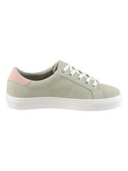 Heine Skórzane sneakersy w kolorze jasnoróżowo-miętowo-białym rozmiar: 41. Różowe obuwie sportowe damskie Heine, bez zapięcia, Adidas Advantage. Za 92.42 zł.