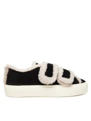 Inuikii Sneakersy Shearling Low Velcro 1001.001.0231 Czarny. Czarne obuwie sportowe damskie Inuikii, ze skóry, bez zapięcia. Za 1,009.00 zł.
