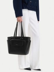 Lasocki Torebka CEO-LSK-X-004-10 Czarny. Czarne shopper bag Lasocki, bez wzorów, ze skóry, bez dodatków. Za 239.99 zł.