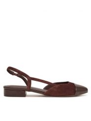 Aldo Baleriny Clementinne 14403503 Brązowy ciemny. Brązowe balerinki damskie ALDO, bez wzorów, ze skóry. Za 319.99 zł.