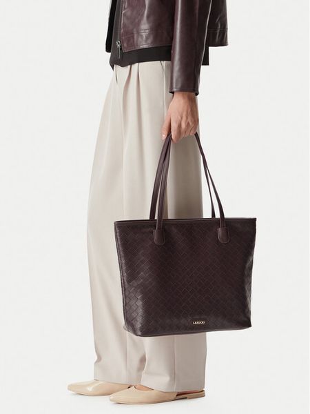 Lasocki Torebka CEO-LSK-L-003-10 Fioletowy. Fioletowe shopper bag Lasocki, bez wzorów, ze skóry, bez dodatków. Za 179.99 zł.