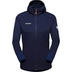 Bluza trekkingowa damska Mammut Taiss Light ML Hooded Jacket. Niebieskie bluzy damskie Mammut, s, bez wzorów, bez kaptura. Za 709.99 zł.