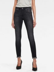 G-Star Dżinsy "3301" - Skinny fit - w kolorze antracytowym rozmiar: W33/L32. Czarne jeansy damskie G-Star, z podwyższonym stanem. Za 254.74 zł.