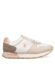 U.S. Polo Assn. Sneakersy KITTY002A Biały. Białe obuwie sportowe damskie U.S. Polo Assn., z materiału, bez zapięcia. Za 207.99 zł.
