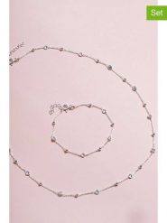 Heliophilia 2-częściowy zestaw biżuterii rozmiar: onesize. Szare bransoletki damskie Heliophilia, srebrne. Za 130.99 zł.