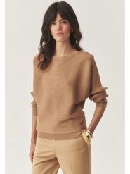 TATUUM Sweter w kolorze karmelowym rozmiar: L. Brązowe swetry klasyczne damskie TATUUM, l, bez kołnierzyka. Za 122.67 zł.