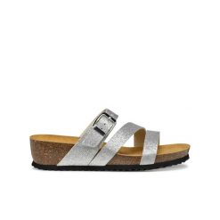 Sandały damskie Geox New Sthellae A. Szare sandały damskie Converse, bez wzorów, z gumy, bez obcasa, na obcasie, bez zapięcia. Za 264.99 zł.
