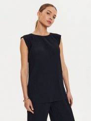 Max Mara Leisure Bluzka Cambusa 24269460 Granatowy Regular Fit. Niebieskie bluzki damskie Max Mara Leisure, xl, bez wzorów, z syntetyku, bez kołnierzyka, bez ramiączek. W wyprzedaży za 319.99 zł.