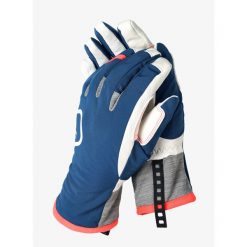 Rękawice skiturowe damskie Ortovox Tour Glove. Niebieskie rękawiczki damskie ORTOVOX, bez wzorów. Za 314.99 zł.