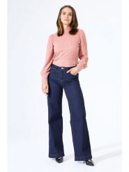 Garcia Bluzka w kolorze brzoskwiniowym rozmiar: L. Pomarańczowe bluzki damskie Garcia, l, bez wzorów, z koronki, bez kołnierzyka, bez ramiączek. Za 89.95 zł.