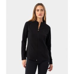 Bluza z zamkiem ocieplana dla kobiet Carpatree Aspen. Czarne bluzy damskie Carpatree, m, bez wzorów, bez kaptura. Za 239.99 zł.