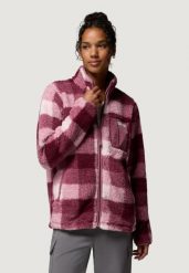 Bluza Kobieta COLUMBIA West Bend Print Full Zip II. Czerwone bluzy damskie Columbia, xs, bez wzorów, z materiału, bez kaptura. Za 396.95 zł.