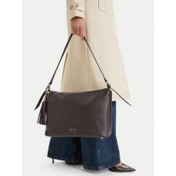 Torebka Nine West. Brązowe torebki klasyczne damskie Nine West, bez dodatków. Za 229.99 zł.