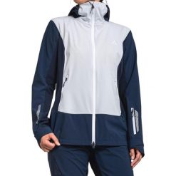 Kurtka trekkingowa damska Schoffel Miara Softshell. Niebieskie kurtki damskie Schöffel, xl, bez wzorów, z elastanu, bez kaptura. Za 459.00 zł.