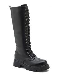 Sixth Sens Kozaki w kolorze czarnym rozmiar: 38. Czarne kozaki damskie Sixth Sens, na zimę, bez obcasa, bez zapięcia. Za 183.59 zł.