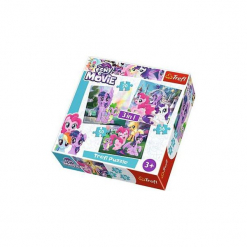 Trefl 3w1 My Little Pony, Magia Przyjaźni. Szare bez kategorii Trefl, z materiału, retro. Za 20.39 zł.